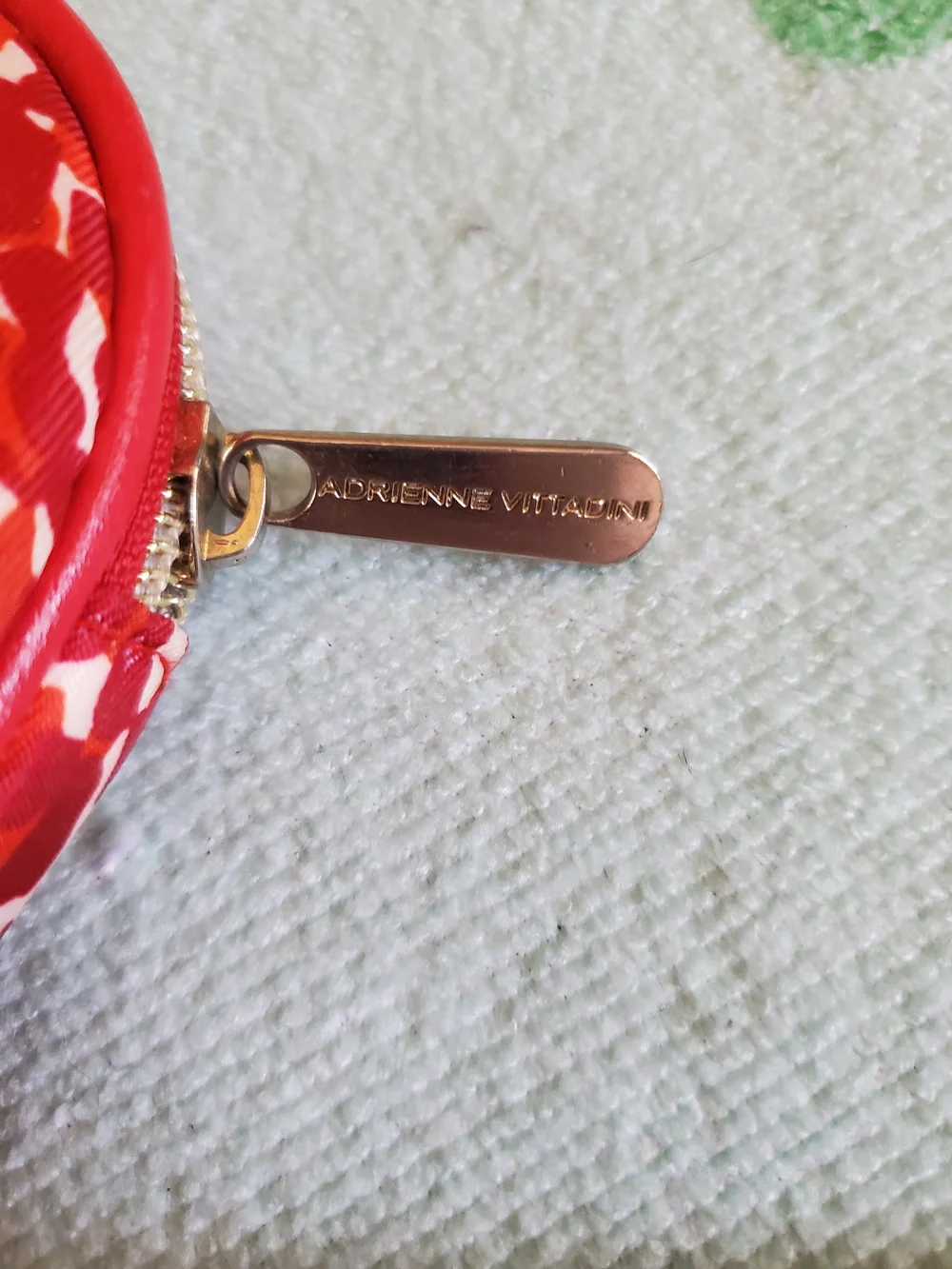 Adrienne Vittadini Red Makeup Pouches - Set Of 3